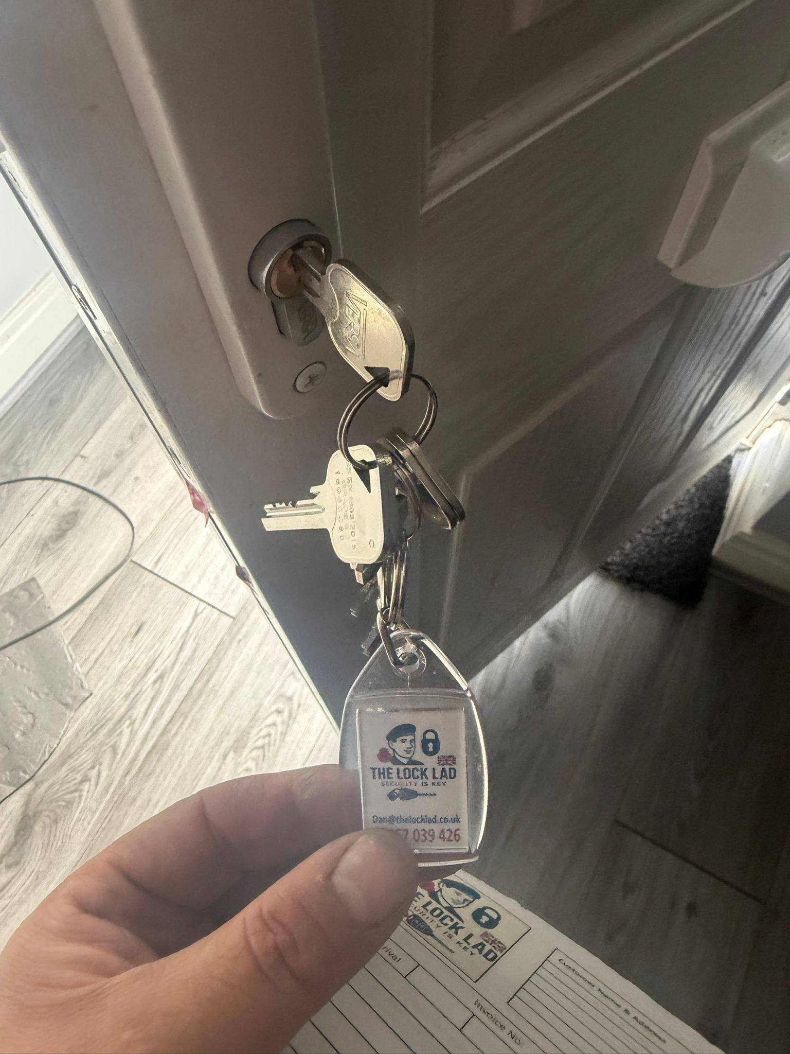 Locksmith job — emergency callout